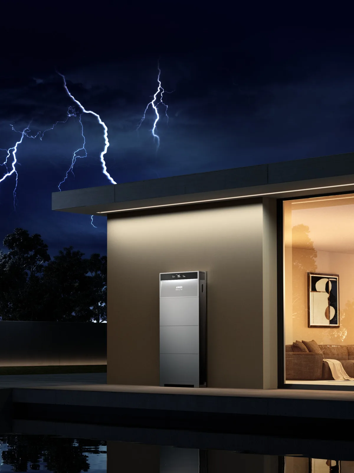 Anker SOLIX X1 instalado en casa
